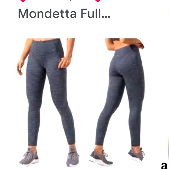 (M)🌟Mondetta🌟 Performance High Waisted Leggings W14.5×L36" - Picture 3 of 8